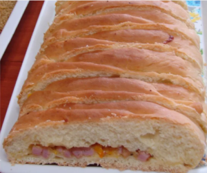 Ham and Cheese Picnic Bread
